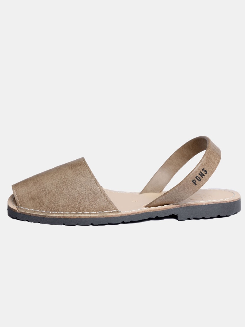 PONS CLASSIC VEGAN TAUPE AVARCA SANDALS